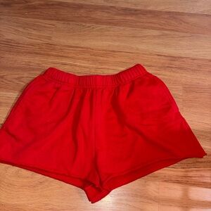 Red Women's Shorts